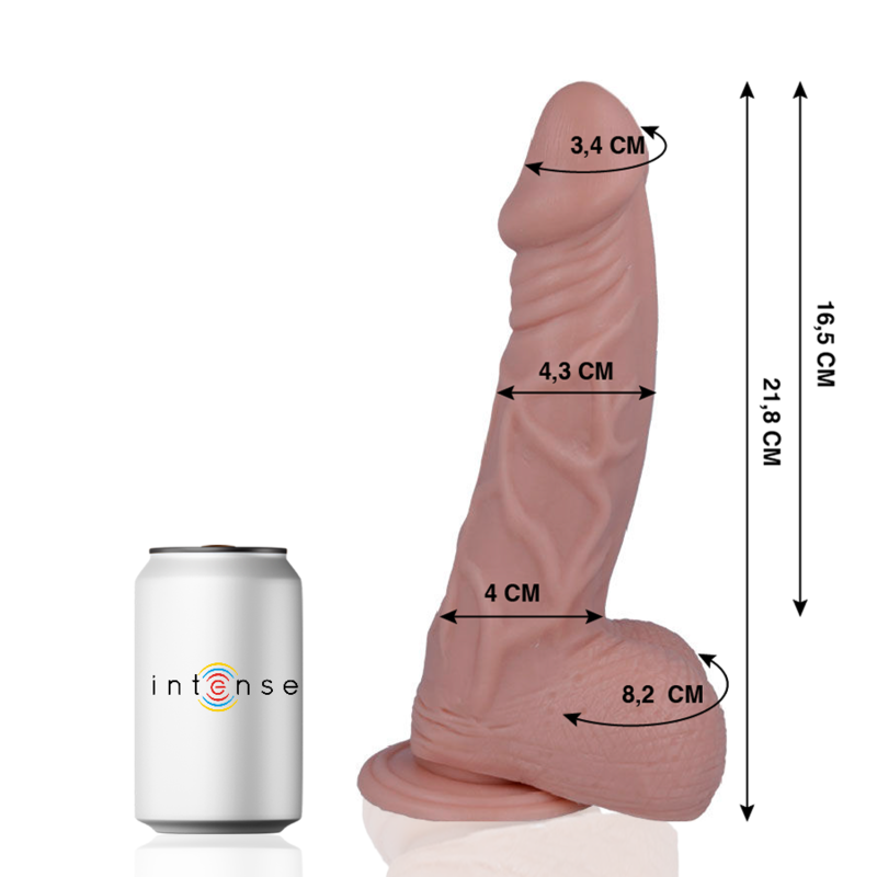 MR. INTENSE DILDOS 25 BITE RÉALISTE 21.8 CM -O- 4.3 CM — vue détaillée