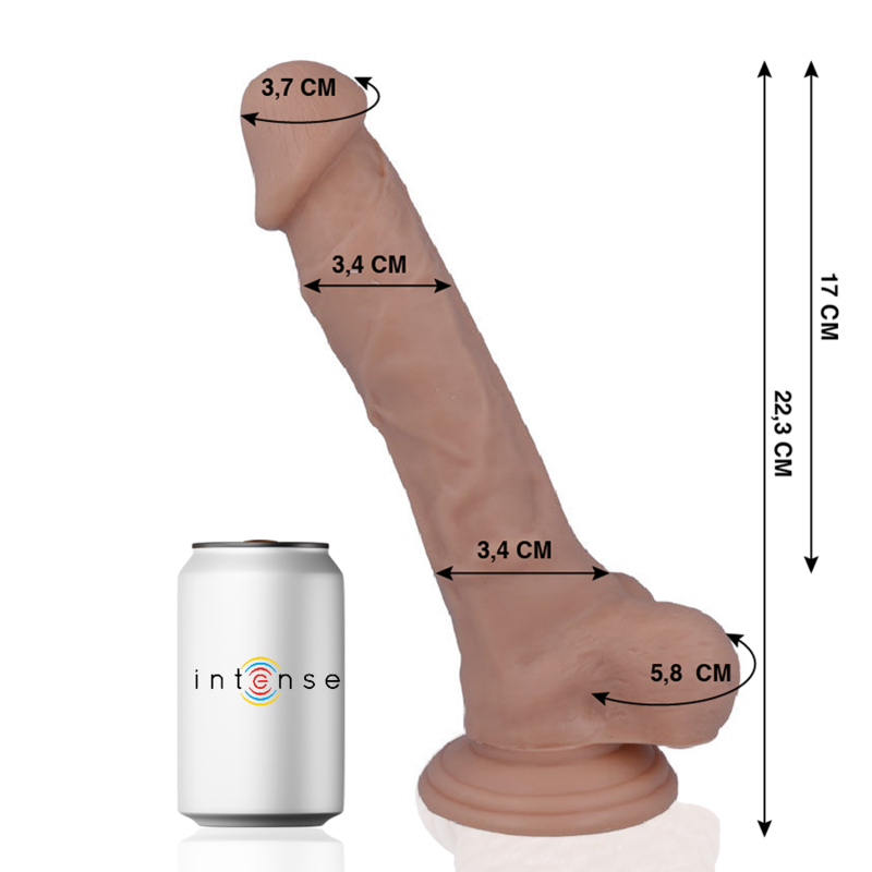 MR. INTENSE DILDOS 28 PÉNIS RÉALISTE 22.3 CM -O- 3.4 CM — vue détaillée