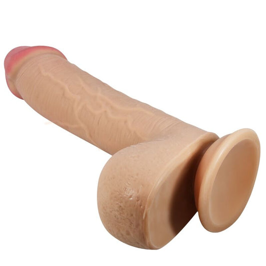 PRETTY LOVE - Série Sliding Skin Gode Réaliste Avec Ventouse Sliding Skin Flesh 23,4 Cm