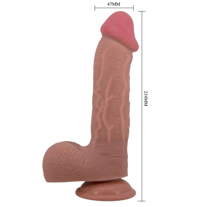 PRETTY LOVE HIGH GRADE SÉRIE SLIDING SKIN GODE RÉALISTE VENTOUSE SLIDING SKIN MA... — vue arrière