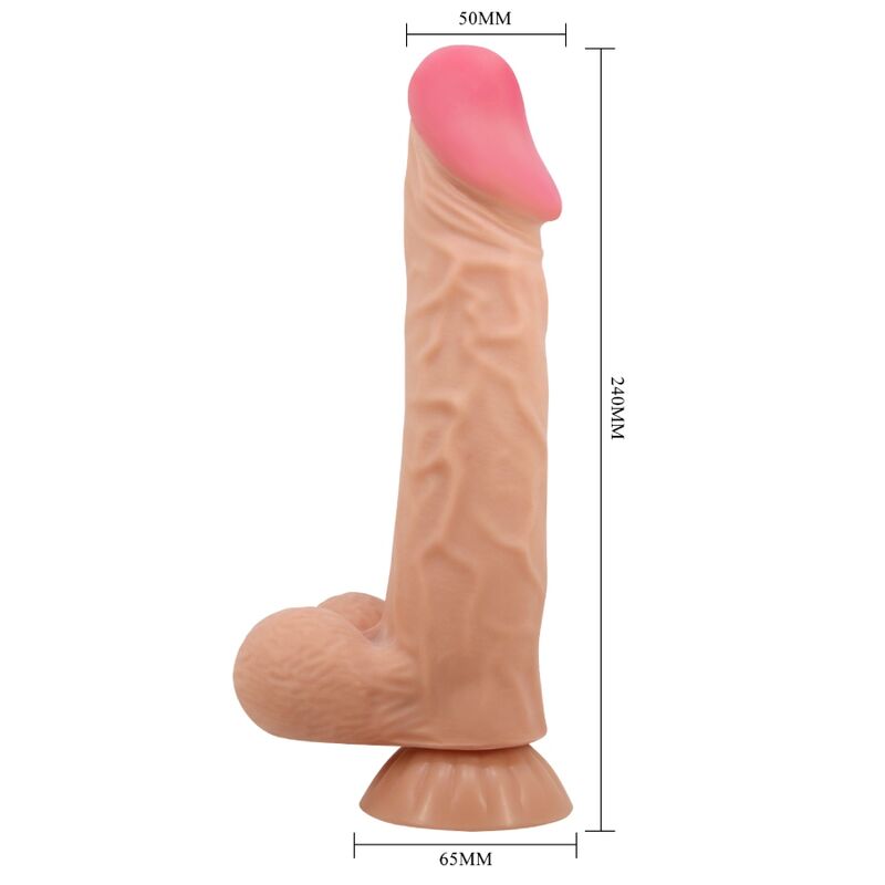 PRETTY LOVE HIGH GRADE SÉRIE SLIDING SKIN GODE RÉALISTE VENTOUSE SLIDING SKIN TÉ... — vue arrière