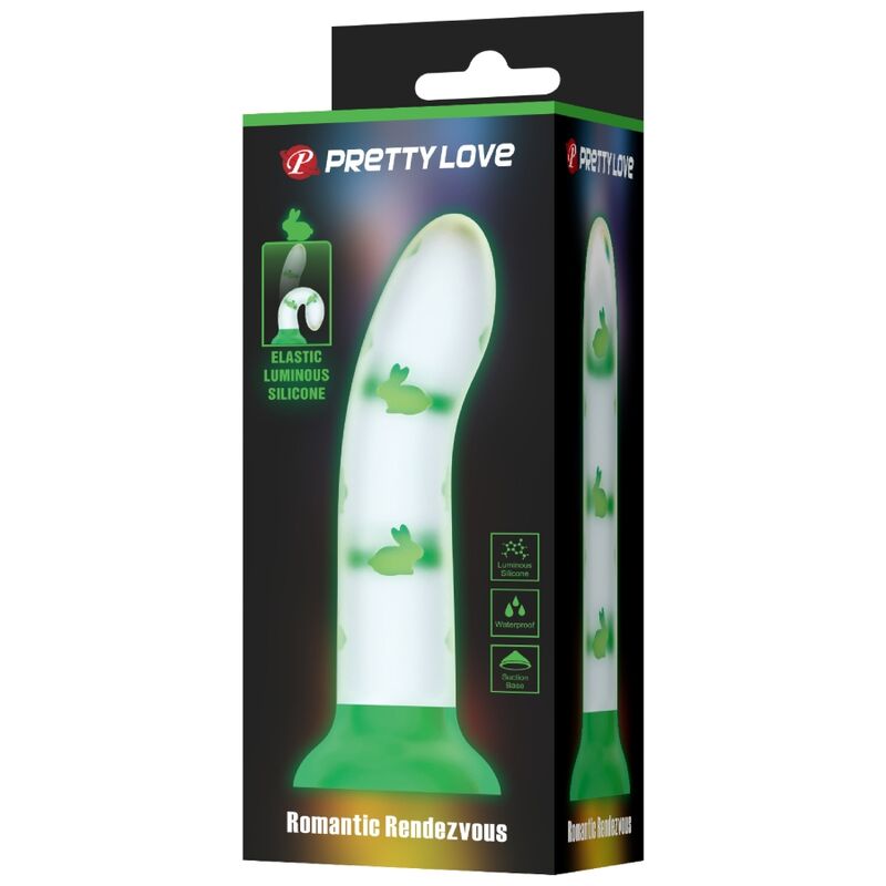 PRETTY LOVE FLIRTATION GODE MAGIQUE NIGHTFALL SANS VIBRATION VERT LUMINEUX — vue arrière
