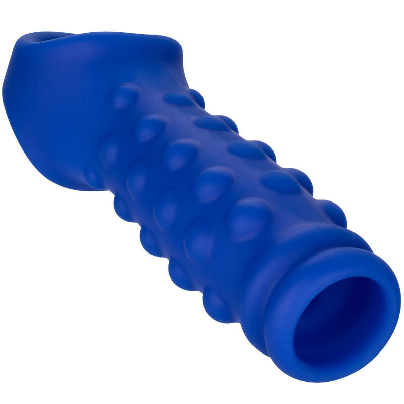CALEXOTICS ADMIRAL COUVERCLE PÉNIS PERLES SILICONE LIQUIDE BLEU — vue détaillée