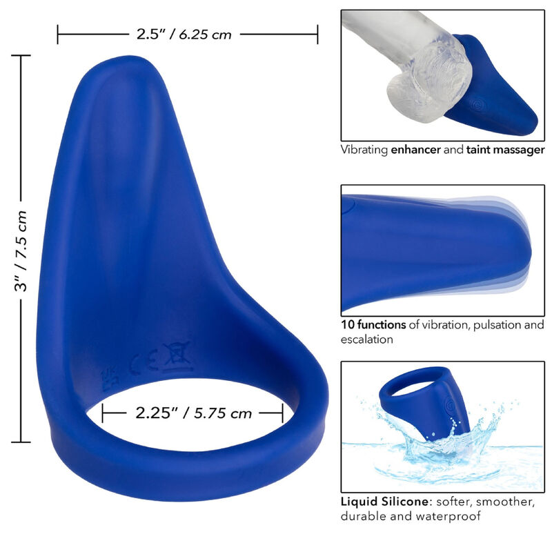 CALEXOTICS - Admiral Masseur De Périnée Bleu