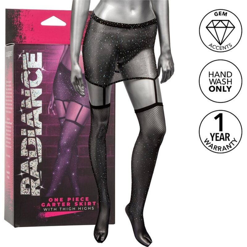 CALEXOTICS Radiance Jupe Jarretières Hauts Cuisses - Aura Intime