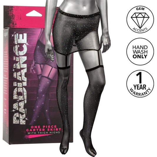 CALEXOTICS Radiance Jupe Jarretières Hauts Cuisses - Aura Intime