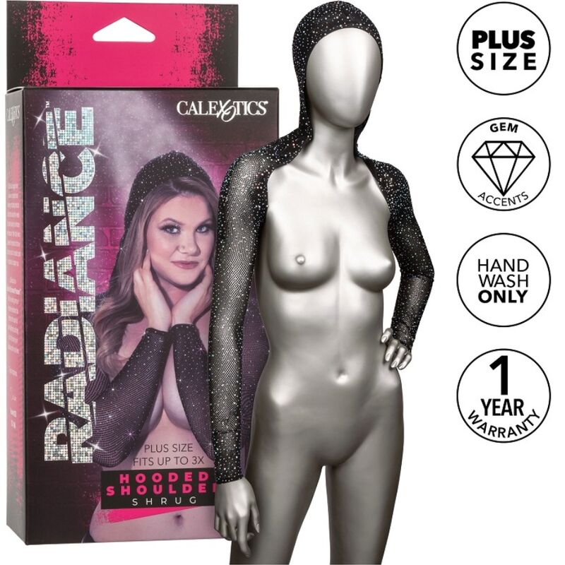 CALEXOTICS Radiance Shug Dépaule Capuche Rhin Grande Taille - Aura Intime
