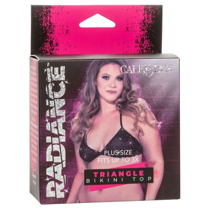 CALEXOTICS Radiance Haut Bikini Triangle Rhin Grande Taille — vue arrière