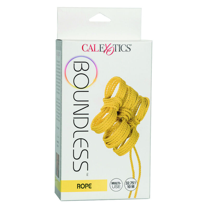 CALEXOTICS Boundless Corde 10M Jaune — accessoires inclus
