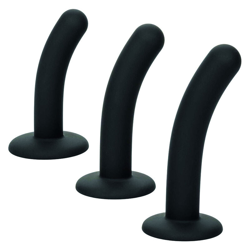 CALEXOTICS BOUNDLESS KIT CHEVILLEMENT COURBE SILICONE — accessoires inclus