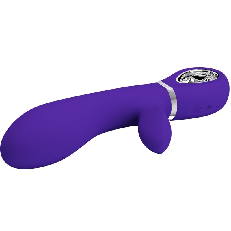 PRETTY LOVE FLIRTATION VIBRATEUR MULTIFONCTION G-SPOT THOMAS VIOLET — vue arrière