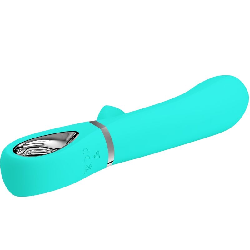 PRETTY LOVE FLIRTATION VIBRATEUR MULTIFONCTION G-SPOT THOMAS VERT AQUA — vue alternative