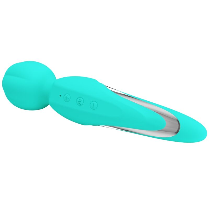 PRETTY LOVE FLIRTATION Walter Vibrateur Wand Aqua Vert — vue arrière