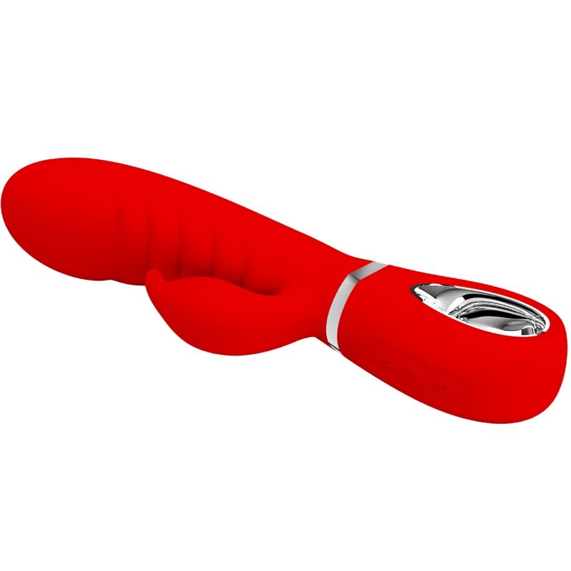 PRETTY LOVE FLIRTATION VIBRATEUR MULTIFONCTION G-SPOT PRESCOTT ROUGE — vue alternative