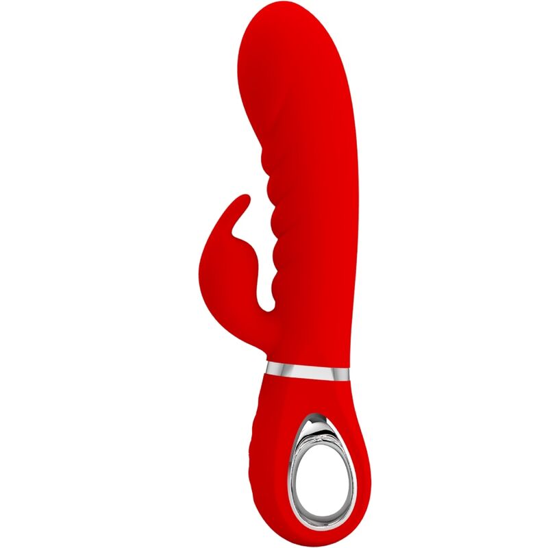 PRETTY LOVE FLIRTATION VIBRATEUR MULTIFONCTION G-SPOT PRESCOTT ROUGE - Aura Intime