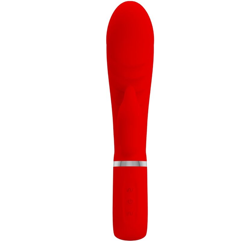 PRETTY LOVE FLIRTATION VIBRATEUR MULTIFONCTION G-SPOT PRESCOTT ROUGE — vue détaillée