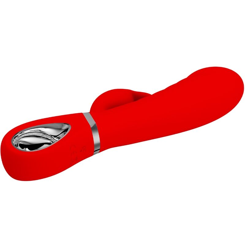 PRETTY LOVE FLIRTATION VIBRATEUR MULTIFONCTION G-SPOT PRESCOTT ROUGE — vue arrière