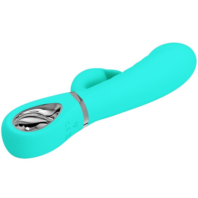 PRETTY LOVE PARTY UP VIBRATEUR MULTIFONCTION G-SPOT PRESCOTT VERT AQUA — vue arrière