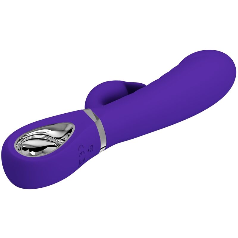 PRETTY LOVE FLIRTATION VIBRATEUR MULTIFONCTION G-SPOT PRESCOTT VIOLET — vue arrière
