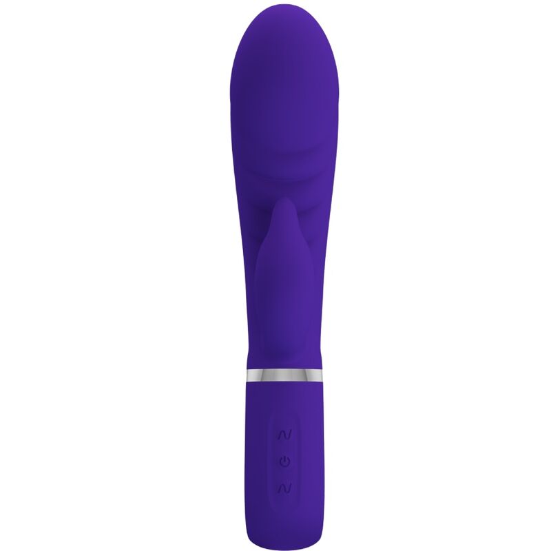 PRETTY LOVE FLIRTATION VIBRATEUR MULTIFONCTION G-SPOT PRESCOTT VIOLET — vue détaillée