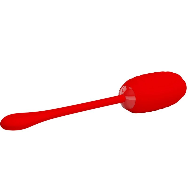 PRETTY LOVE SMART Oeuf Vibrant Rechargeable Kirk Rouge — vue arrière