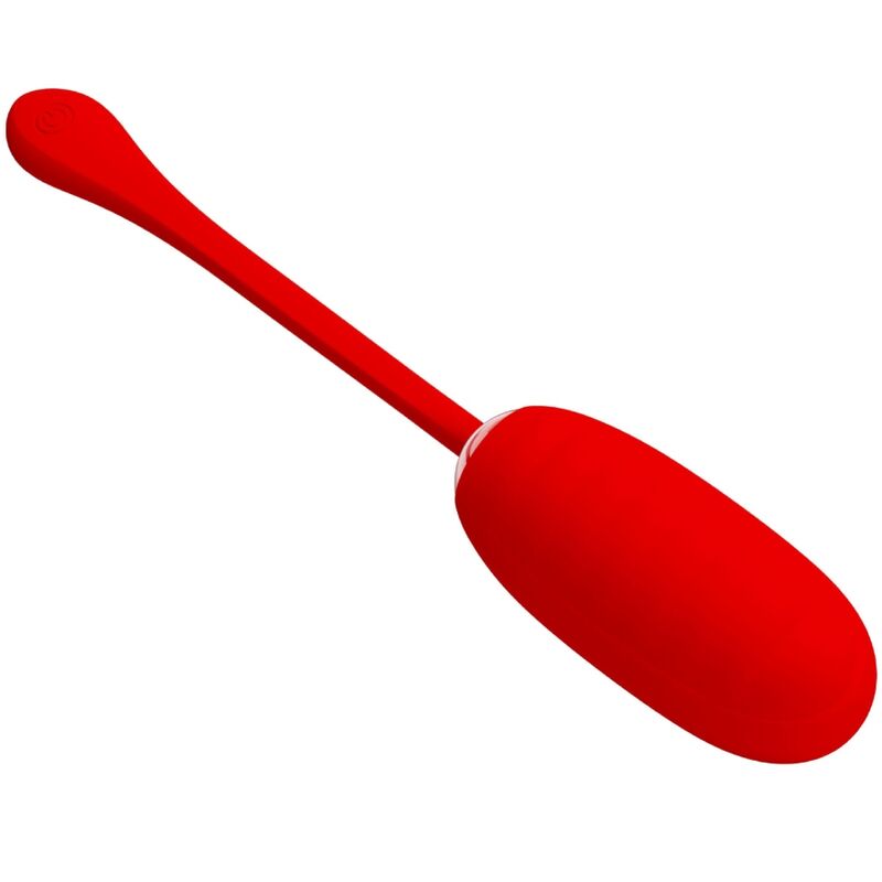 PRETTY LOVE SMART Oeuf Vibrant Rechargeable Kirk Rouge — vue détaillée