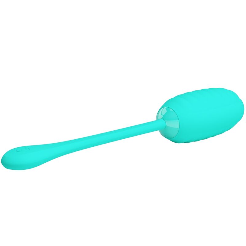 PRETTY LOVE SMART Oeuf Vibrant Rechargeable Kirk Aqua Vert — vue arrière