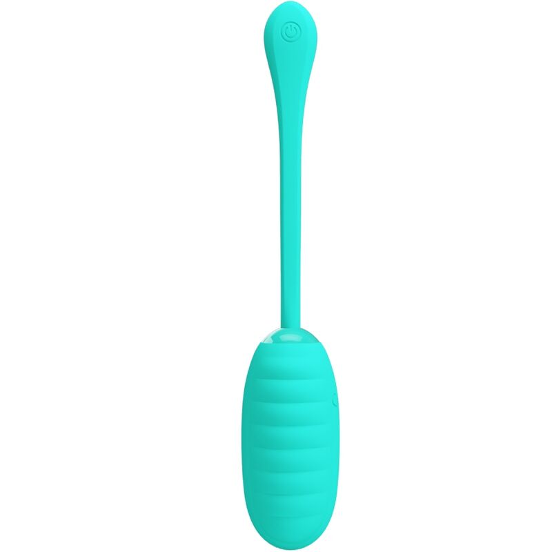PRETTY LOVE SMART Oeuf Vibrant Rechargeable Kirk Aqua Vert - Aura Intime