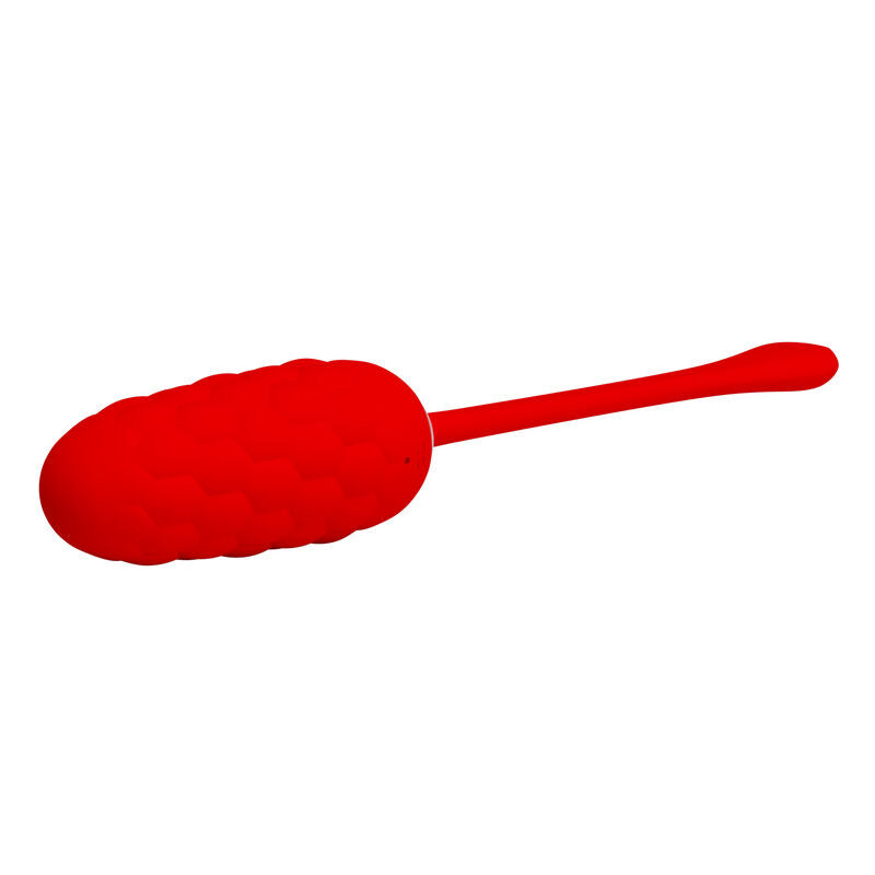 PRETTY LOVE SMART Oeuf Vibrant Texture Marine Rechargeable Rouge — vue arrière
