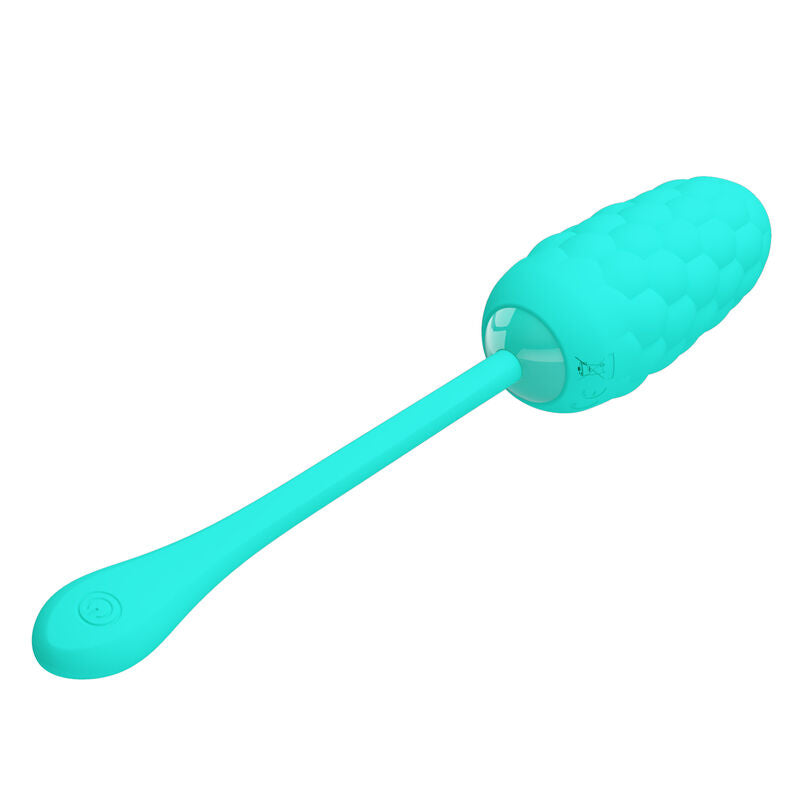 PRETTY LOVE SMART Oeuf Vibrant Texture Marine Rechargeable Aqua Green — vue détaillée