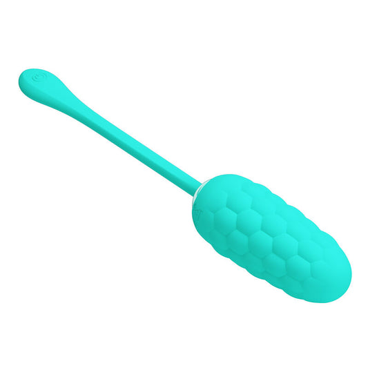 PRETTY LOVE SMART Oeuf Vibrant Texture Marine Rechargeable Aqua Green - Aura Intime