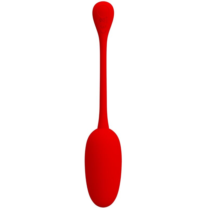 PRETTY LOVE FLIRTATION Oeuf Vibrant Rechargeable Knucker Rouge — accessoires inclus