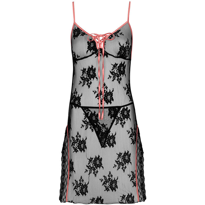 LIVCO CORSETTI SETS Karonin Lc 90628 Chemise + Culotte Noir — vue détaillée