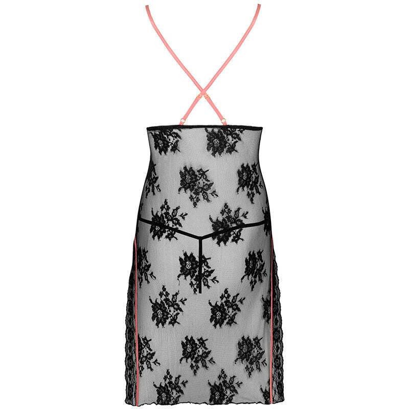 LIVCO CORSETTI SETS Karonin Lc 90628 Chemise + Culotte Noir L/Xl — vue arrière