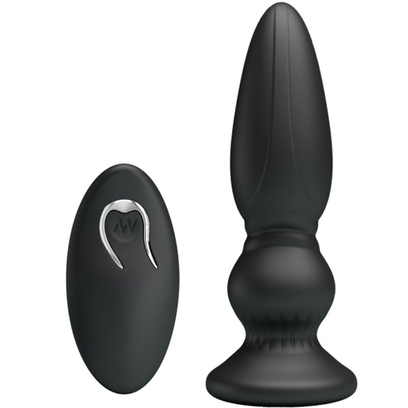 MR PLAY PUISSANT VIBRATEUR TÉLÉCOMMANDE PLUG ANAL NOIR — vue détaillée