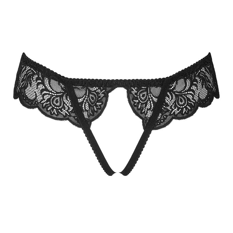 LIVCO CORSETTI PANTIES Love Story Lc 90679 Culotte Crochless Noir — vue arrière