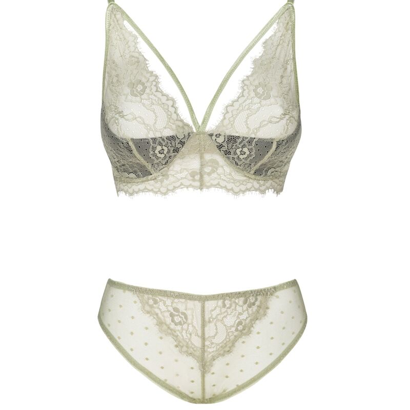 LIVCO CORSETTI SETS Pine Lc 90667 Soutien-Gorge + Culotte Kaki — vue alternative