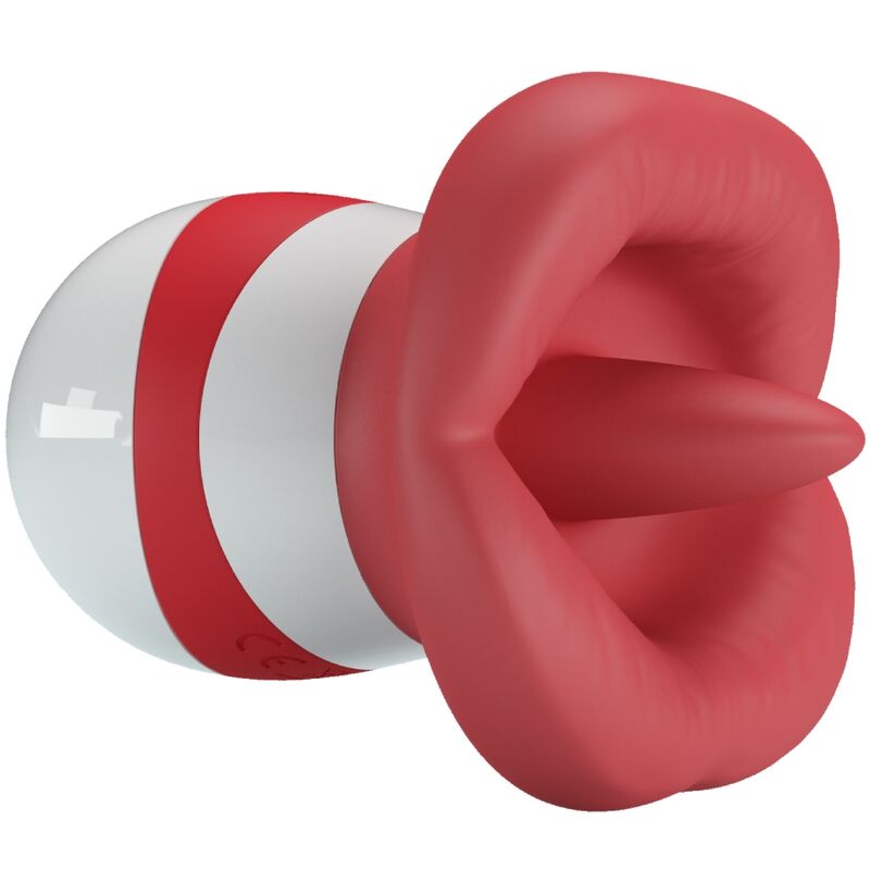 PRETTY LOVE FLIRTATION Mina Stimulateur Langue Rouge Clair — vue arrière