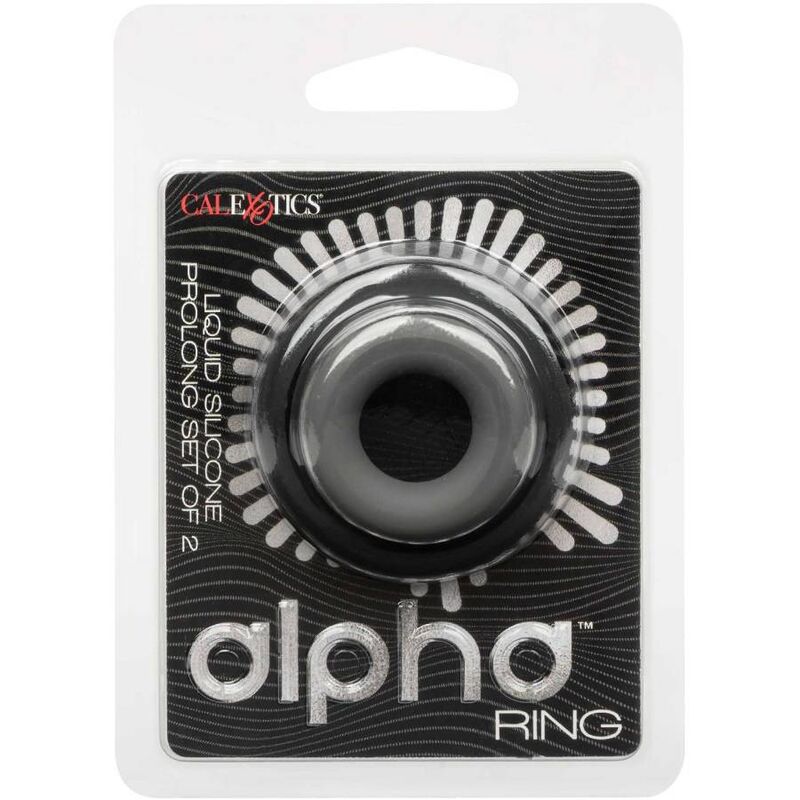 CALEXOTICS - Alpha Prolong Lot De 2 Bague Gris