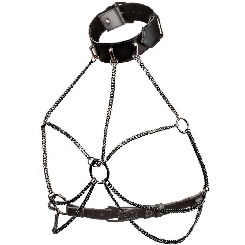 CALEXOTICS Euphoria Harnais Collier Multi Chaînes Taille Plus — vue arrière