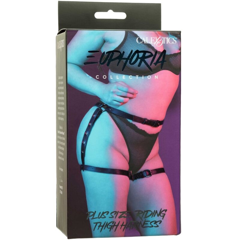 CALEXOTICS Euphoria Harnais Cuisse Déquitation Taille Plus — vue alternative