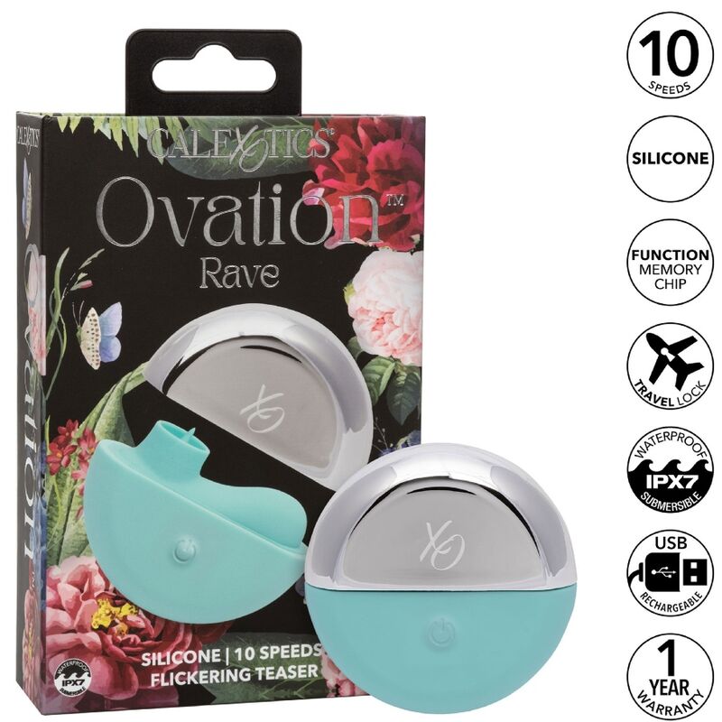 CALEXOTICS Ovation Stimulateur Rave Vert Aqua — vue détaillée