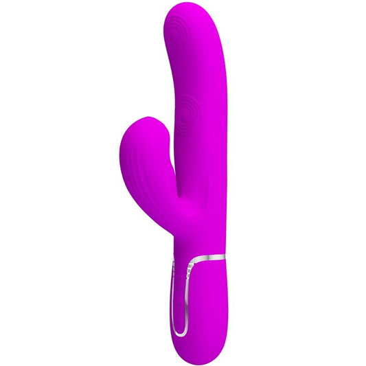 PRETTY LOVE FLIRTATION VIBRATEUR POINT G MULTIFONCTION 3 1 PERLITA VIOLET - Aura Intime