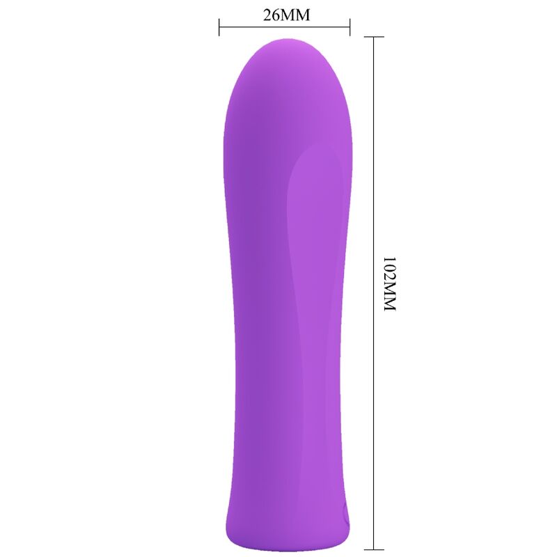 PRETTY LOVE FLIRTATION Alfreda Vibrateur Super Puissant Aqua Violet — accessoires inclus