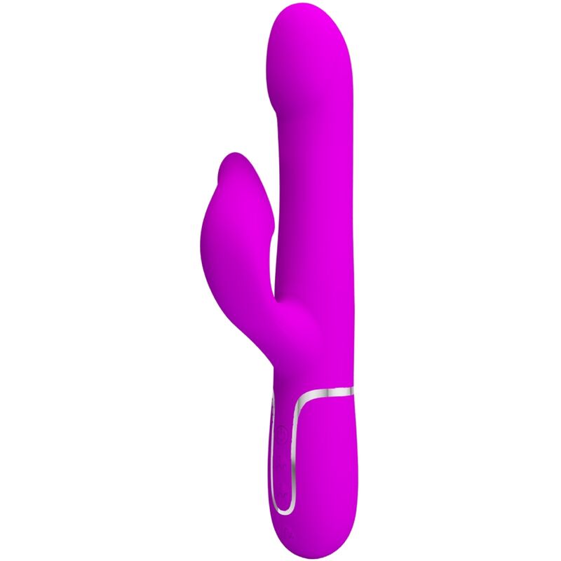 PRETTY LOVE FLIRTATION VIBRATEUR RABBIT PERLES VIOLET - Aura Intime