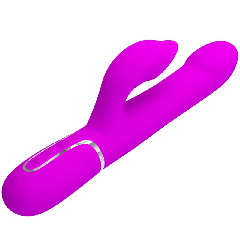 PRETTY LOVE FLIRTATION VIBRATEUR RABBIT PERLES VIOLET — vue alternative
