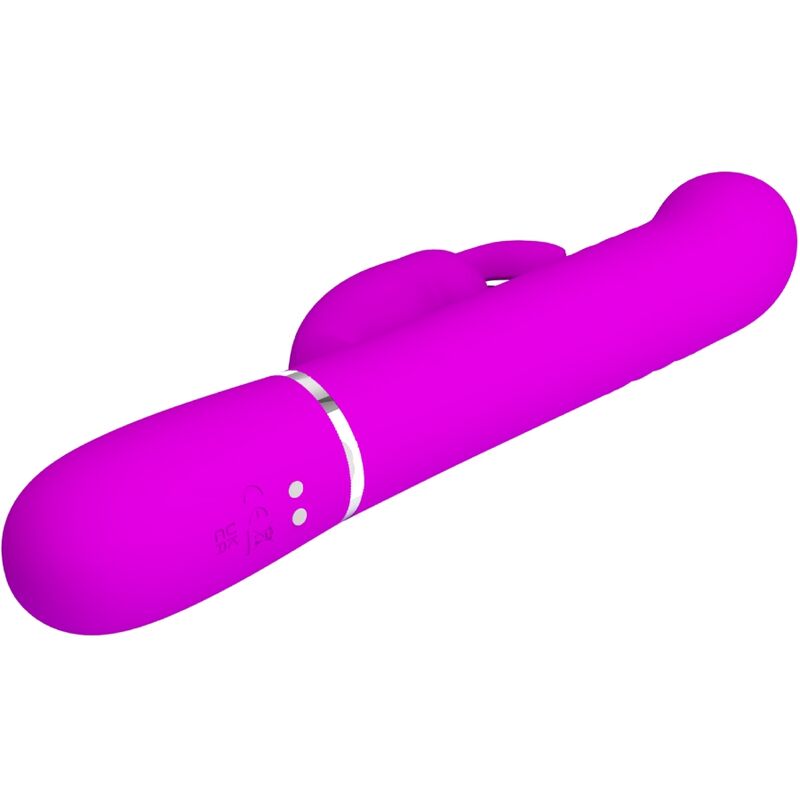 PRETTY LOVE FLIRTATION VIBRATEUR COALE RABBIT PERLES VIOLET — accessoires inclus