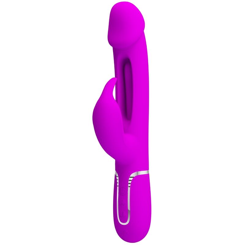 PRETTY LOVE FLIRTATION Vibrateur Dejon Rabbit 3 1 Multifonction Fucsia - Aura Intime