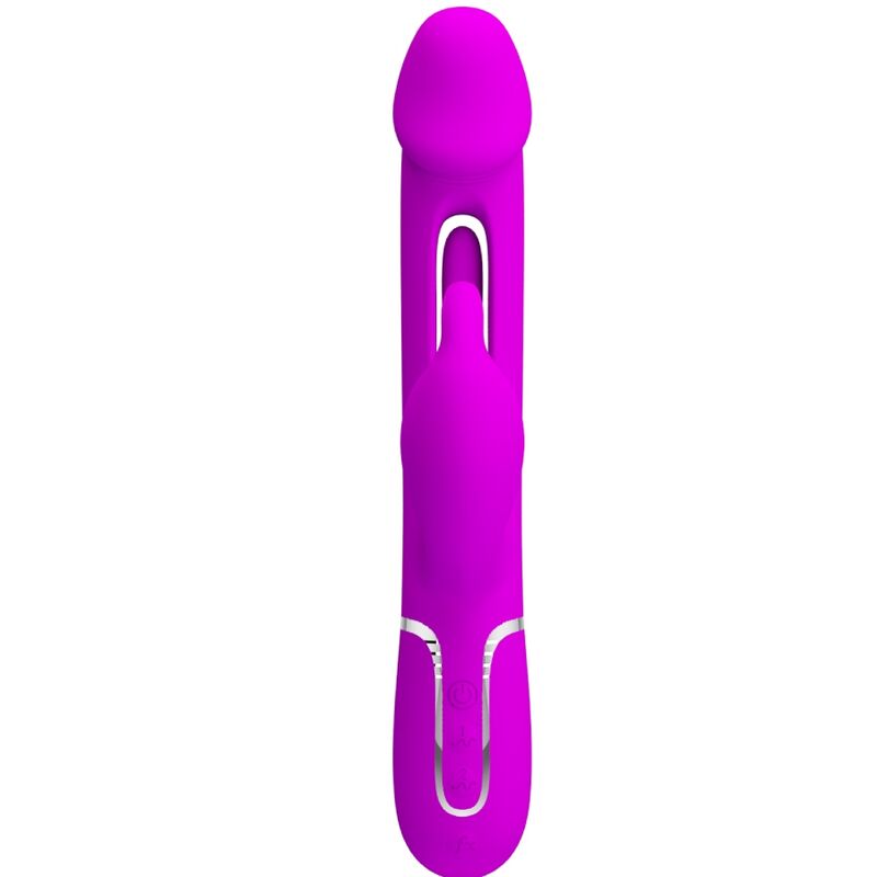 PRETTY LOVE FLIRTATION Vibrateur Dejon Rabbit 3 1 Multifonction Fucsia — vue détaillée