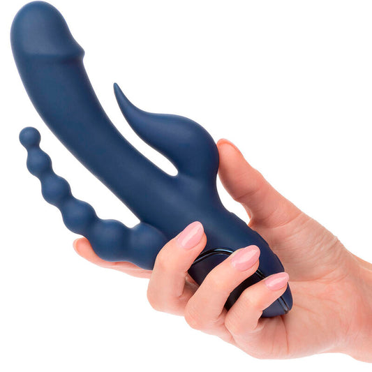 CALEXOTICS Vibrateur Triple Orgasme Bleu - Aura Intime